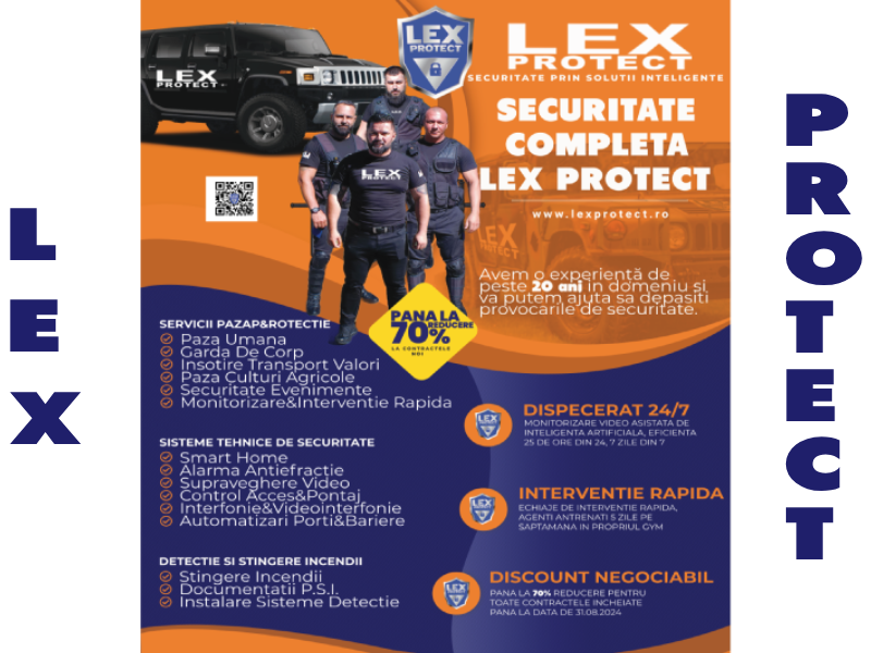 Servicii paza complete Lex Protect.